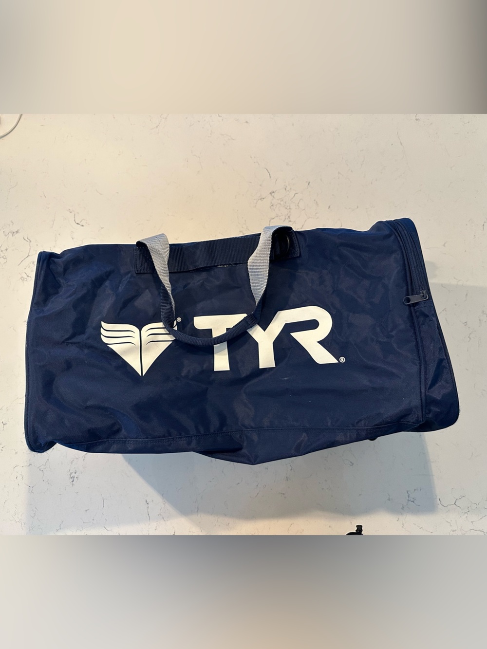 TYR Navy and White Swim Duffel, LIKE NEW!!